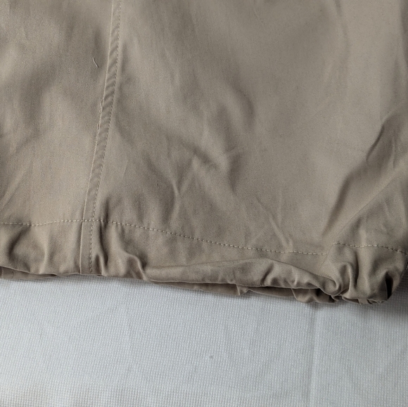 NWT ZARA Gabardine Jumpsuit Trench Camel Sand Beige Size Small - Picture 7 of 16